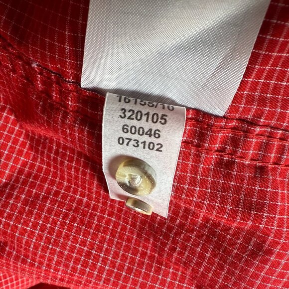 Nebraska Antigua Long Sleeve Button Up Shirt Red & White Nebraska Logo Sz Large - Picture 5 of 6